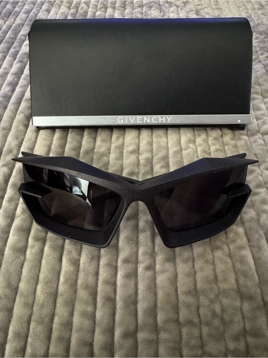 Givenchy Black Angular GIV CUT Sunglasses
